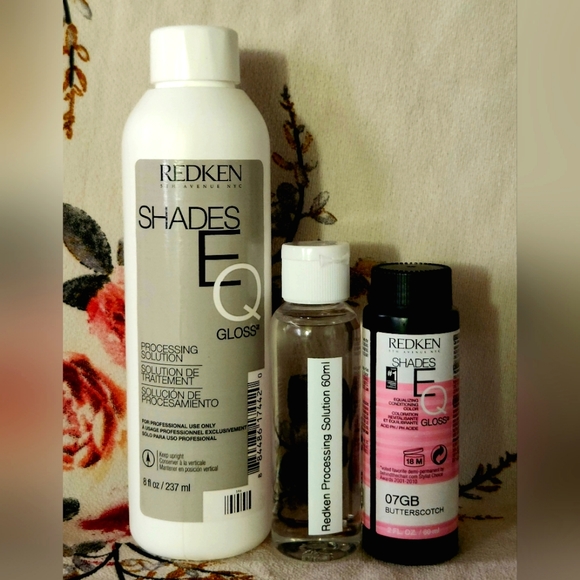 Redken Shades EQ Toning Kit: Gloss 07GB Butterscotch & Processing Solution - Picture 3 of 3